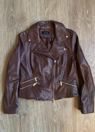 Куртка karen millen leather signature biker jacket3 фото