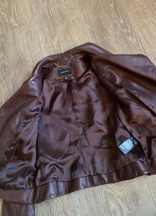 Куртка karen millen leather signature biker jacket7 фото