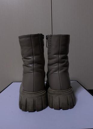 Зимние кожаные ботинки4 фото
