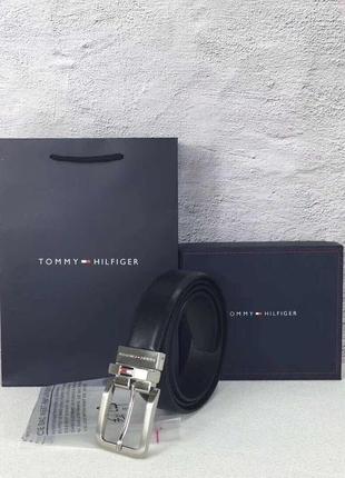 Ремень Tommy Womenr черный коричневый купить подарочный набор на подарок мужской