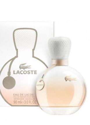 Парфюмированная вода lacoste eau de lacoste 90 мл