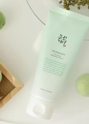 Очищувальний гель для вмивання з зеленою сливою beauty of joseon green plum refreshing cleanser 100ml