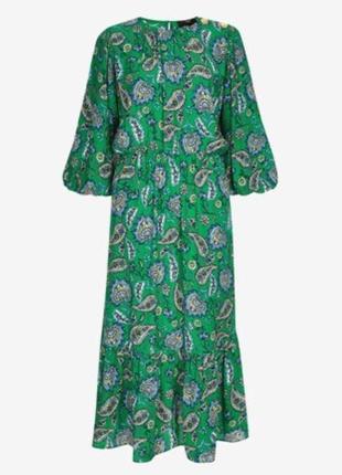 Миди платье пейсли next вискоза