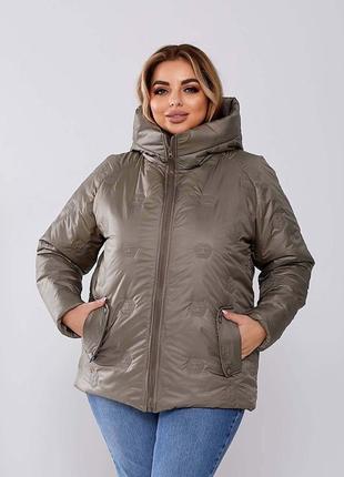 Женская зимняя теплая куртка, с капишоном стеганая,женская зимняя стеганая тёплая куртка,балоновая,пуховик, пуффер,парка1 фото