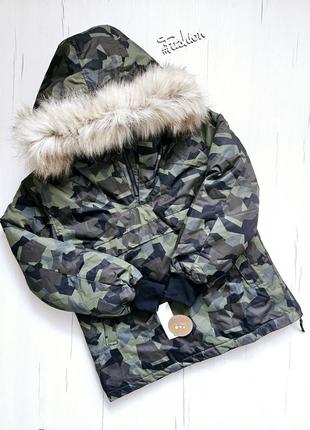Куртка зимова чоловіча, бренд франція, пуховик для підлітка, анорак для хлопчика, 170-180см, s, m, l4 фото