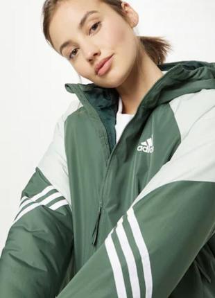 Куртка з капюшоном back to sport adidas8 фото