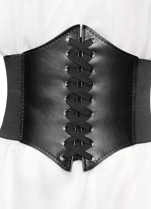 Женский пояс на шнуровке