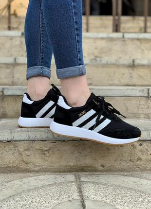 Кроссовки adidas iniki black кросівки8 фото