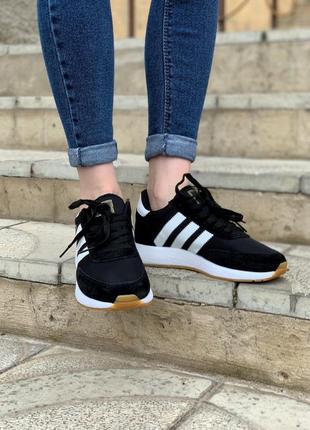 Кросівки adidas iniki black кросівки9 фото