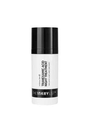 Ночная маска от пигментации. the inkey list. tranexamic acid overnight treatment.