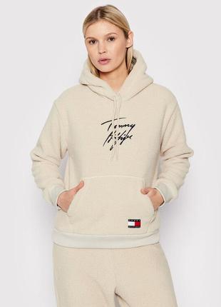 Оригінальна толстовка тедді худі від tommy hilfiger