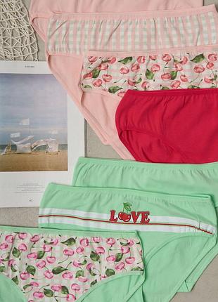 Набор трусиков недельок батал - 7 шт - 724129