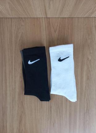 Носки найк высокие <unk> классические носки nike белые, черные и серые3 фото