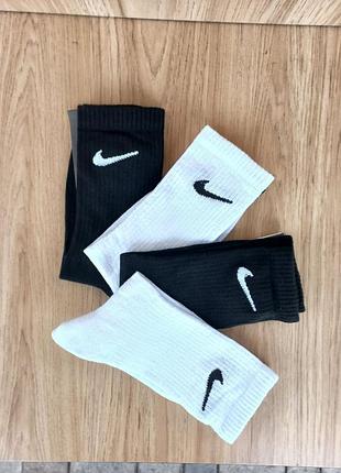 Носки найк высокие <unk> классические носки nike белые, черные и серые