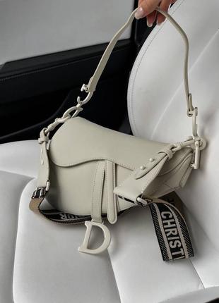 Dior saddle сумочка кожаная