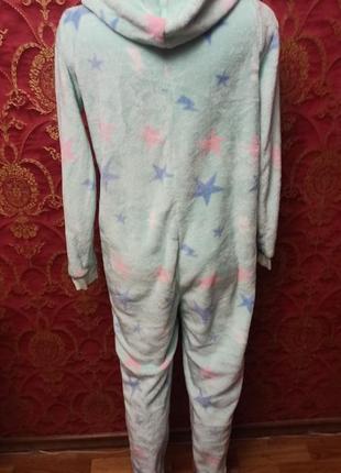 Теплая флисовая пижама кенгуруми ромер из флиса 14 размер2 фото