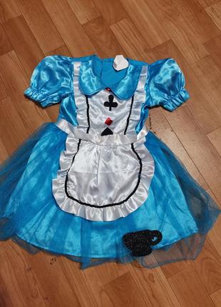 Платье карнавальное алиса в стране чудес1 фото