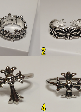 Кільце chrome hearts2 фото