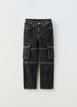Детские джинсы - карго  zara для мальчика размер 6 лет на рост 116 лет