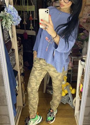 Эффектная кофта-рубаха оверсайз стиль бохо