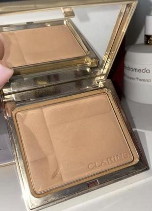 Clarins ever matte compact powder матирующая компактная пудра для лица