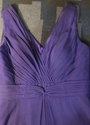 Сукня фіолетова довга l заміри на фото високий зріст5 фото