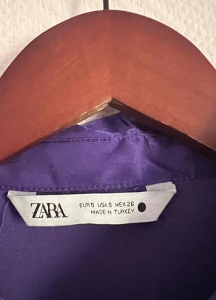 Сукня zara s міні фіолетова6 фото