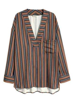 Кофта блуза в піжамному стилі н&м, l2 фото
