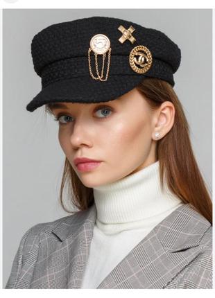 Кепка фуражка в стиле chanel