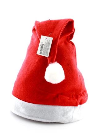 🎄 шапка деда мороза санта клауса новогодняя класическая