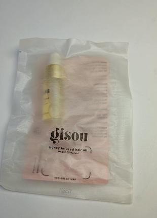 Олія масло для волосся gisou honey infused hair oil 3 ml2 фото