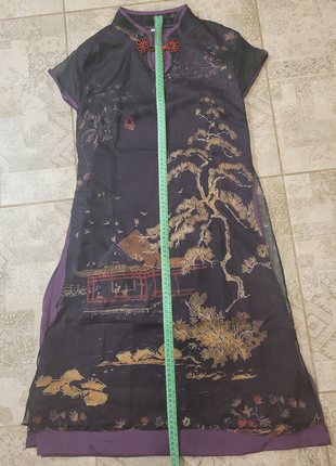 Платье из натурального китайского шелка, размер xs-s5 фото
