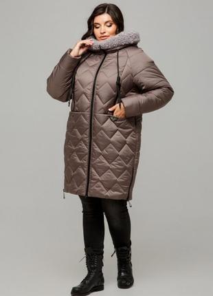 Зимова куртка,великі розміри1 фото