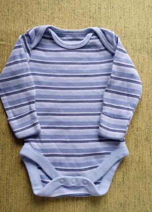 Боди с длинными рукавами полосатое mothercare к 1мсу