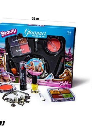 Набор косметики+браслет пандора barbie 4