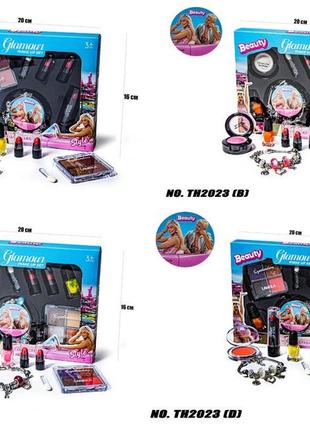 Набор косметики+браслет пандора barbie