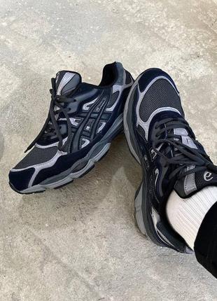 Чоловічі спортивні кросівки з сіткою в стилі asics gel nyc 🆕 демісезонні кросівки асікс2 фото