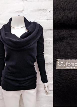 Gc fontana cashmere эдегантный свитер из кашемира и мягкой мериносовой шерсти