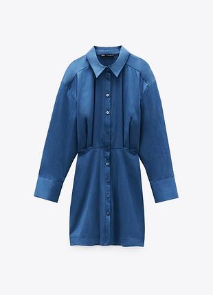 Платье рубашка от zara