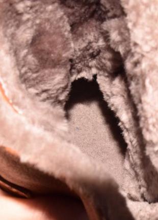 Panama jack felia ботинки ботильоны женские зимние кожа мех овчина цигейка испания 42 р/27.5 см.7 фото