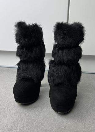 Vanessa туфли на каблуке зимние утепленные на меху2 фото