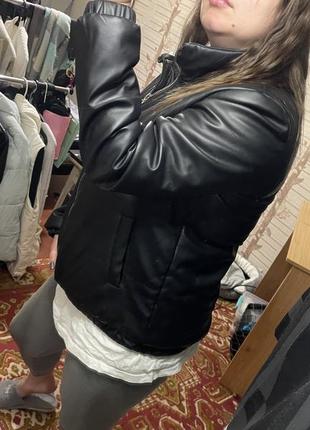 Женская куртка из кож зама5 фото