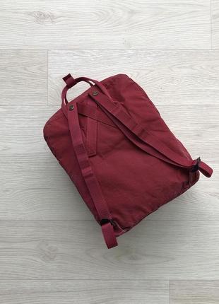 Оригінальний рюкзак, сумка fjallraven kanken classic unisex backpack ox red портфель4 фото