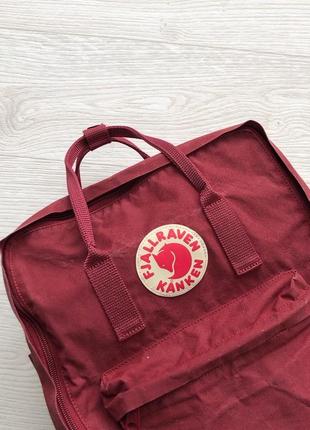 Оригинальный рюкзак, сумка fjallraven kanken classic unisex backpack ox red портфель3 фото