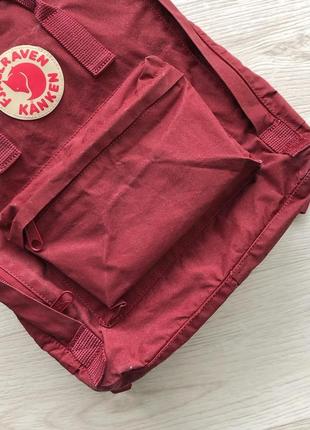 Оригинальный рюкзак, сумка fjallraven kanken classic unisex backpack ox red портфель5 фото