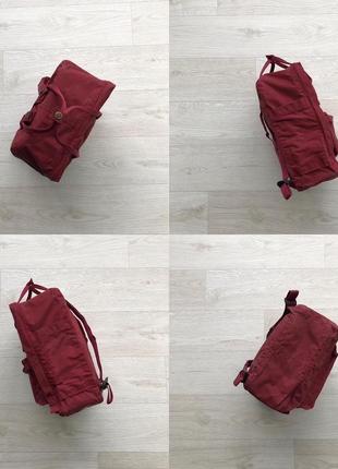 Оригинальный рюкзак, сумка fjallraven kanken classic unisex backpack ox red портфель6 фото