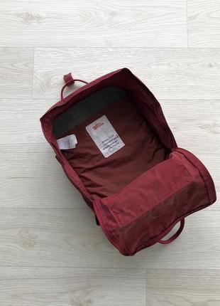 Оригінальний рюкзак, сумка fjallraven kanken classic unisex backpack ox red портфель7 фото