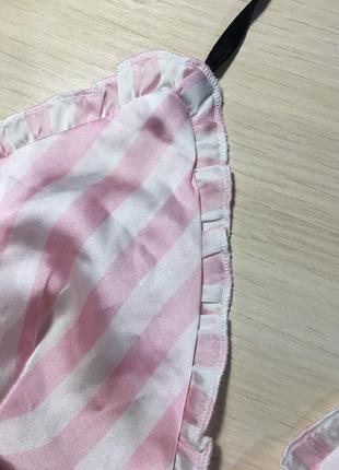 Сатиновый бралет missguided pyjama bralette - xs-s6 фото