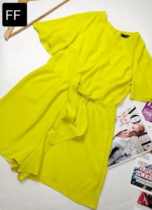 Комбинезон женский салатового цвета шортами от бренда river island s