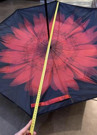 Двойная ткань зонта не ломается не деформируется обратная сборка зонт цветок up-brella...